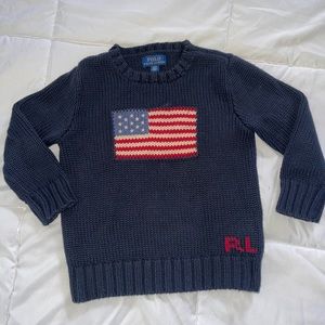 Ralph Lauren Kids American Flag Sweater